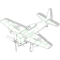 87269 1/72 エアクラフトシリーズF8F-2 ベアキャット [組立式プラスチックモデル]