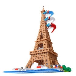 NB-057 nanoblock（ナノブロック） パリのセーヌ河岸 デラックスエディション [ブロック玩具]