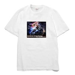新幹線変形ロボ シンカリオン N700A 白 XLサイズ デジラマTシャツ [キャラクターグッズ]