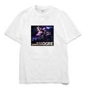 新幹線変形ロボ シンカリオン ブラック シンカリオン オーガ 白 XLサイズ デジラマTシャツ [キャラクターグッズ]