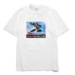 新幹線変形ロボ シンカリオン ドクターイエロー 白 Mサイズ デジラマTシャツ [キャラクターグッズ]