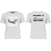 機動警察パトレイバー レイバーキャリアTシャツ Mサイズ ライトグレー [キャラクターグッズ]
