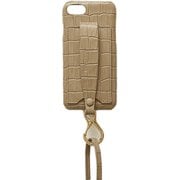 Ha-2206-006 [クロコダイル カラバッシュ ストラップ ケース iPhone SE（第3世代）/SE（第2世代）/8/7用 GYBE]