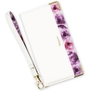 BL-XPAC3-01WH [Xperia Ace III用 ケース 手帳型 ブルーミー スマホケース フラワー エレガンテ Elegante/ホワイト]