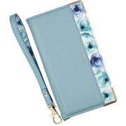 BL-XP10-4-05CB [Xperia10 IV用 ケース 手帳型 ブルーミー スマホケース フラワー エレガンテ Elegante/クラウディブルー]