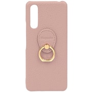 Xperia10 IV 用 ケース 本革 Posh ポッシュ ハードケース エレガンテ Elegante/ベリーニピンク HP-XP10MK4BP