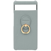 Google Pixel6a用 ケース 本革 Posh ポッシュ ハードケース エレガンテ Elegante/ブルーグレー HP-PIX6ABG