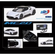 BBRDIE6401 1/64 マセラティ MC20 Bianco Audace ホワイト [ダイキャストミニカー]
