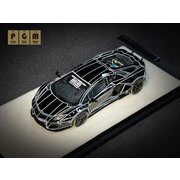 PGM-640409-1 1/64 LB LP 700 Tron ブラック [ダイキャストミニカー]