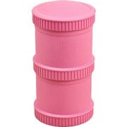 Re-PLAY サスティナブル キッチン カラフル ポッド アメリカ製 スナックスタック 400ml (200mL/1段) ブライトピンク