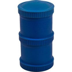 Re-PLAY サスティナブル キッチン カラフル ポッド アメリカ製 スナックスタック 400ml （200mL/1段） ネイビーブルー