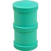 Re-PLAY サスティナブル キッチン カラフル ポッド アメリカ製 スナックスタック 400ml (200mL/1段) アクア