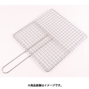 鉄クロームメッキ 片手用焼アミ 39号 109097