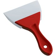 086171 [PC柄三角シリコンゴムヘラ 赤 大]