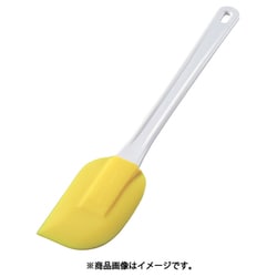 PC柄耐熱シリコンスクレーパー 400mm（大） 黄 086124