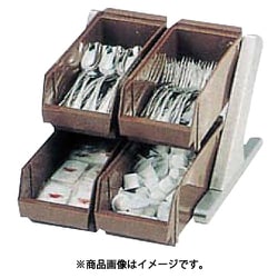 Dxオーガナイザー 2段2列 ブラウン 094028