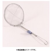 18-8手アミ補強付カス揚 細目 18cm(40メッシュ) 043071