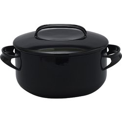 野田琺瑯 NOM-20T BK ノマクキャセロール 20cm ブラック 475093