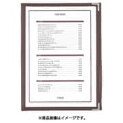 310252 [シンビ ABW-10.6P メニューブック 茶]