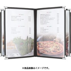 シンビ ABW-10.8P メニューブック 黒 310258
