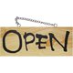 木製サイン（横） 小 №3956 OPEN/CLOSE 310457