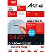 ラベルシール(プリンタ兼用) キレイにはがせるタイプ A4判 150面 四辺余白付 角丸 10シート 31300