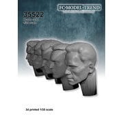 FC35522 1/35 成人男性ヘッドセット No.1 [プラモデル用パーツ]
