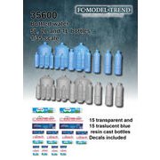 FC35600 1/35 ミネラルウォーターボトルセット1 [プラモデル用パーツ]
