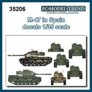 FC35206 1/35 アメリカ M47パットン デカール （スペイン軍仕様） [プラモデル用品]