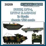 FC35209 1/35 アメリカ DUKW,LVT-4,LVTP-7＆AAV-7A1 デカール （スペイン軍仕様） [プラモデル用品]