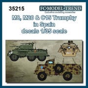 FC35215 1/35 アメリカ M8＆M20装甲車 デカール （スペイン軍仕様） [プラモデル用品]