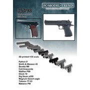 FC35498 1/35 軍用 自動拳銃アソートセット [プラモデル用パーツ]