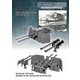 FC35501 1/35 M551シェリダン用 ローダーハッチ用 ツインマシンガンマウントセット [プラモデル用パーツ]