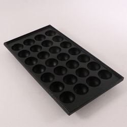 AKSたこ焼鉄板 28穴 φ40×深23mm 067010