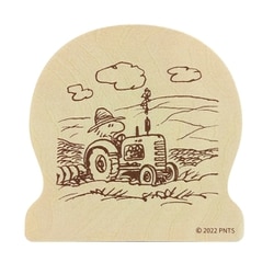 SNS601B PEANUTS ビッグウッドクリップ シンプル B [キャラクターグッズ]