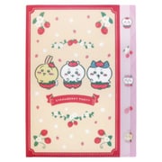 キャラクターグッズ S2134942 限定 ダイカットクリアファイル 5ポケット ちいかわ Strawberry Party いちごパンツ