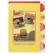 キャラクターグッズ S2135191 限定 ダイカットクリアファイル 5ポケット 小犬のこいぬ 食べ犬