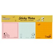 キャラクターグッズ S2837218 限定 付箋メモパッド PEANUTS AMERICAN TASTE 9 イエロー