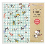 キャラクターグッズ S8905401 限定 カラーデザインペーパー PEANUTS AMERICAN TASTE 9 チェック