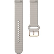 910106986 [シリコン バックル＆ループ リストバンド 20mm グレージュ S-L]