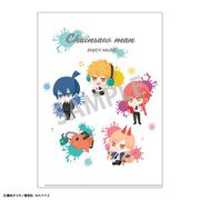 チェンソーマン A4シングルクリアファイル ENJOY MUSIC Ver. ホワイト [キャラクターグッズ]