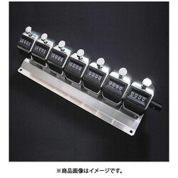 4桁 数取器（7連・台付き） EA762AA-35