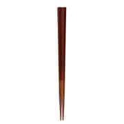 箸 22.5cm 八角陶彩 木製 天然木 日本製 栗皮 116210