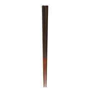 箸 22.5cm 八角陶彩 木製 天然木 日本製 墨 116258