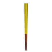 箸 22.5cm 八角陶彩 木製 天然木 日本製 抹茶 117989