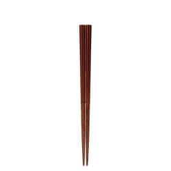 箸 18cm 八角陶彩 木製 天然木 日本製 栗皮 118047