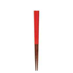 箸 18cm 八角陶彩 木製 天然木 日本製 茜 118108