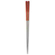 箸 23cm TONES 天然木 日本製 オレンジ