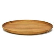 CHABATREE ブランシュ ラウンドプレート 約直径25.6cm ブラウン CU-235