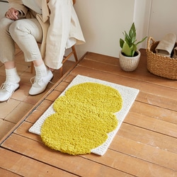 マット カボチャクモマット 45cm×70cm イエロー 14301962-12